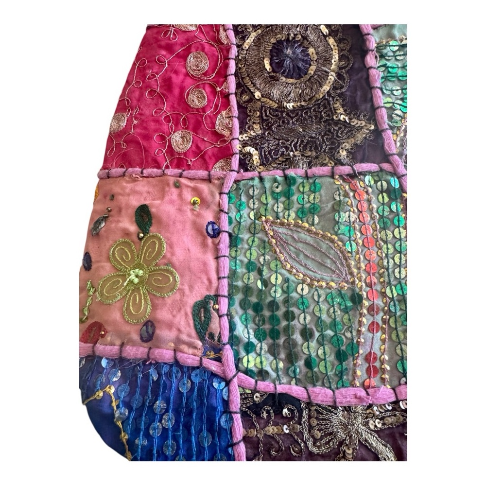 Patchwork Shoulder Bag - Multicolor - image 3